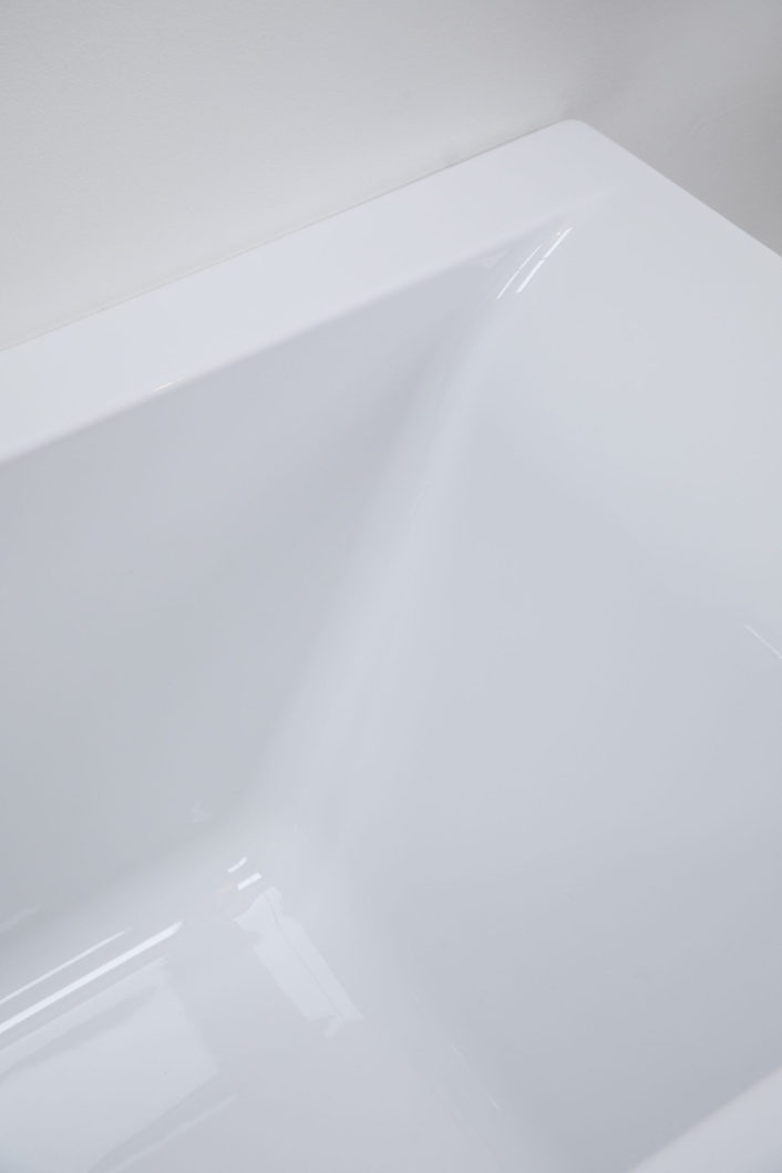 Carron Edge Sbath 1575 Right Hand L-Shaped Carronite Bath