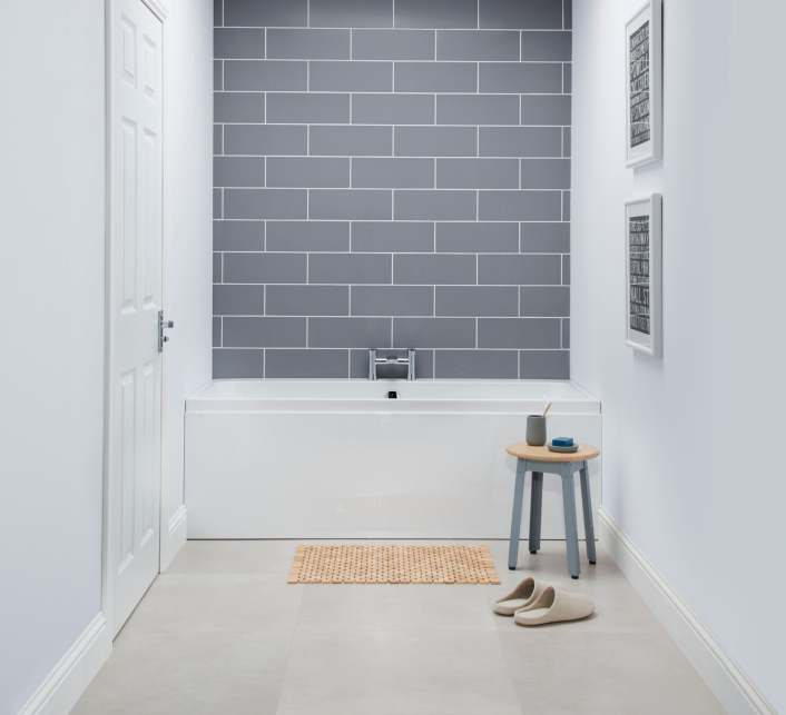 Carron Profile 1600 x 700mm Double Ended Rectangular Carronite Bath