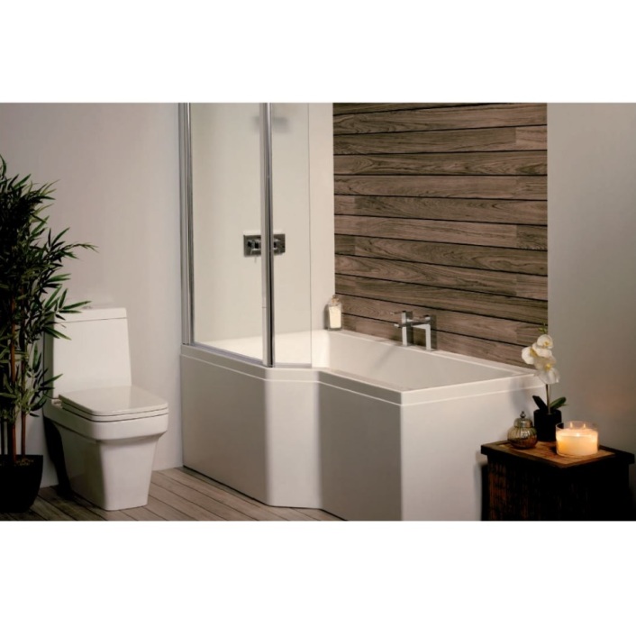Carron Urban 1500 Carronite L-Shape Shower Bath Panel