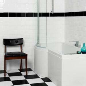 Carron Urban Sbath 1500 Left Hand P-Shaped Carronite Bath