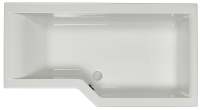 Carron Edge Sbath 1675 Right Hand L-Shaped Carronite Bath