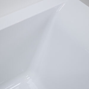 Carron Edge Sbath 1575 Right Hand L-Shaped Carronite Bath