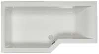 Carron Edge Sbath 1675 Left Hand L-Shaped Carronite Bath