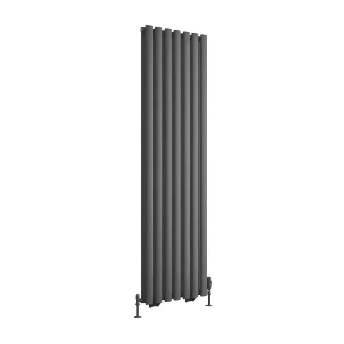 Eastbrook Tunstall Double 1800 x 490 Radiator Matt Anthracite