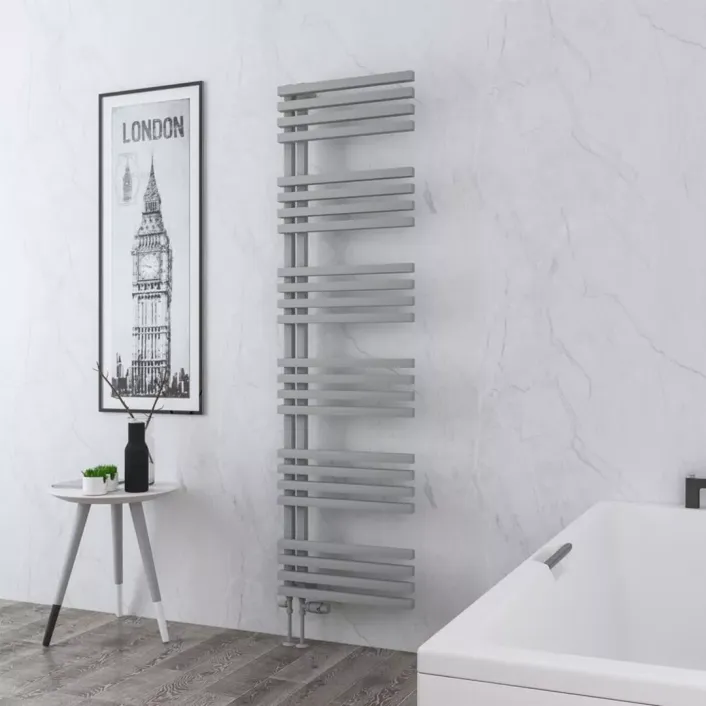 Eastbrook Reinbach 1800 x 500mm Towel Rail Matt Grey