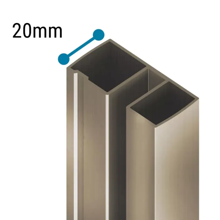 Eastbrook 6mm Extension Profile 1 Piece Brushed Brass