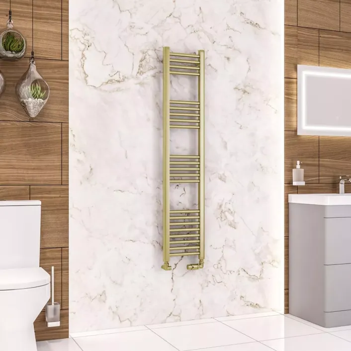 Eastbrook Wendover Straight Multirail 1400 x 300 Brushed Brass