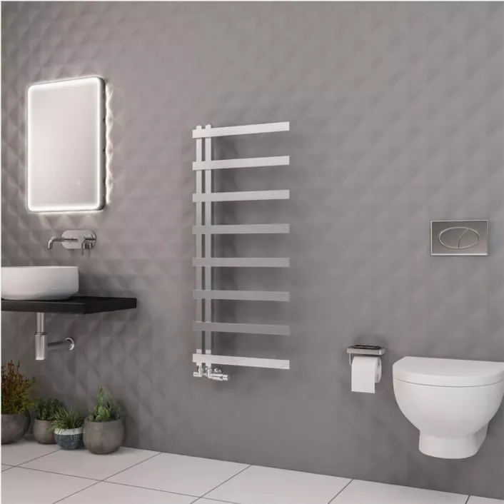 Eastbrook Platani 1150 x 500mm Towel Rail Chrome