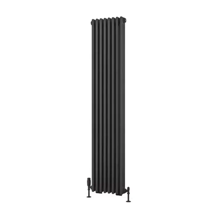 Eastbrook Rivassa 3 Column Rad. 1800x383mm Matt Anthracite