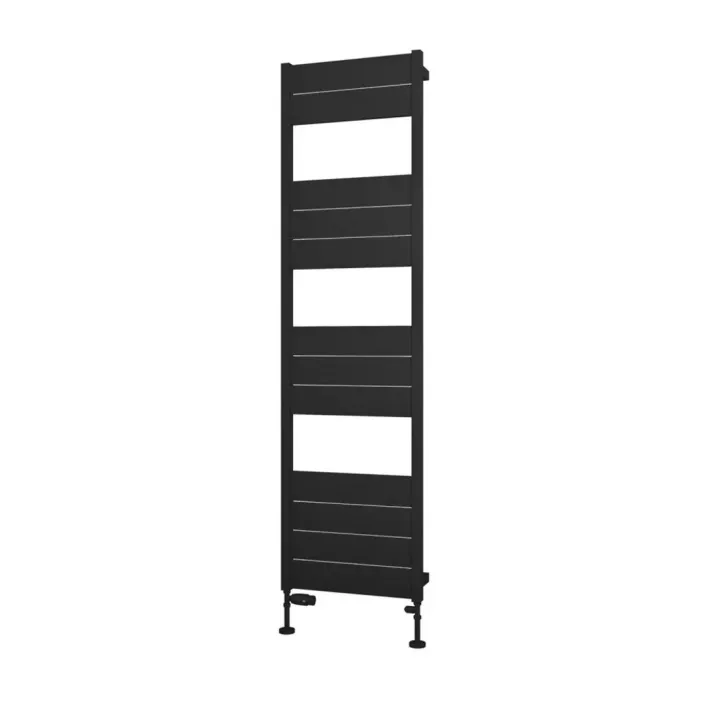 Eastbrook Kingswood Slimline 1820 x 500 Aluminium Towel Rail Matt Black