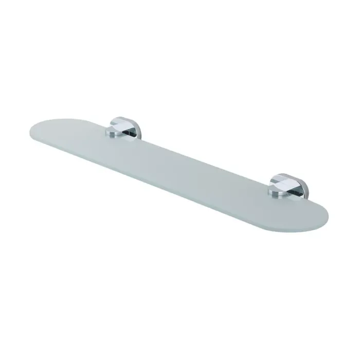 Eastbrook Salerno Glass Shelf - Chrome