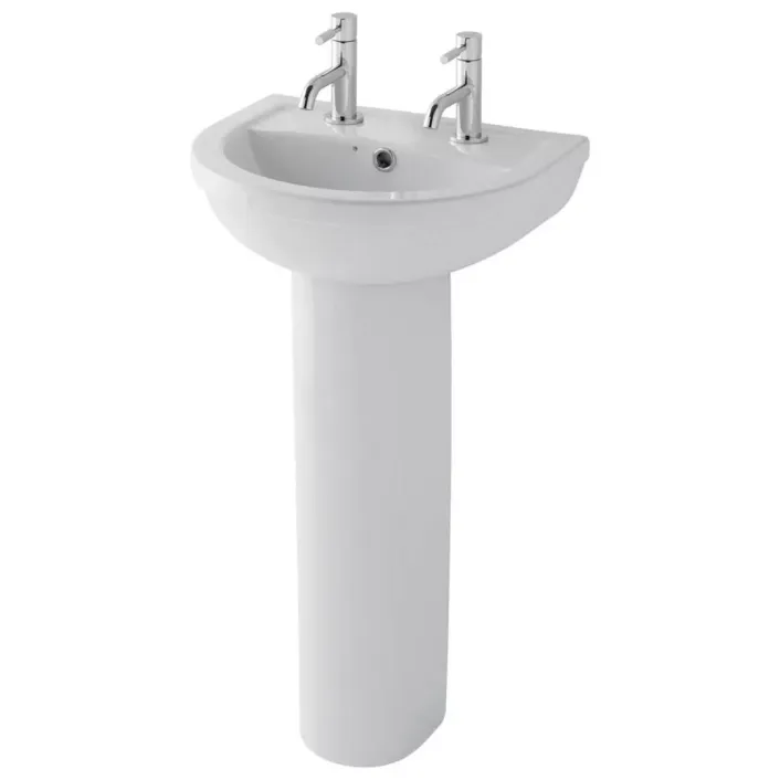 Eastbrook Dura 690mm Full Pedestal - White