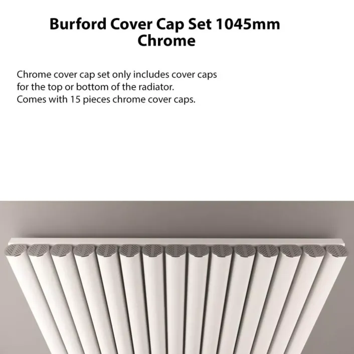 Eastbrook Burford Cover Cap Set 1045mm Chrome