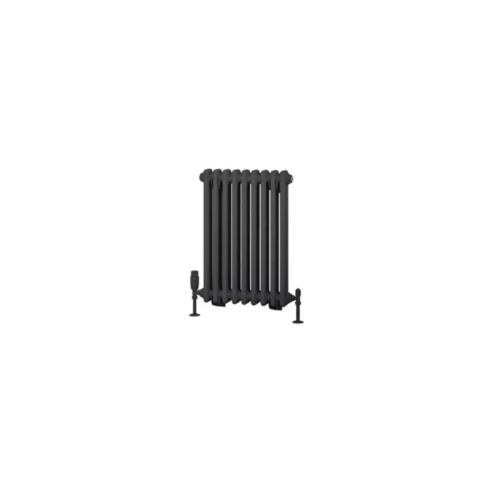 Eastbrook Rivassa 2 Column Radiator 600 x 428mm Matt Anthracite