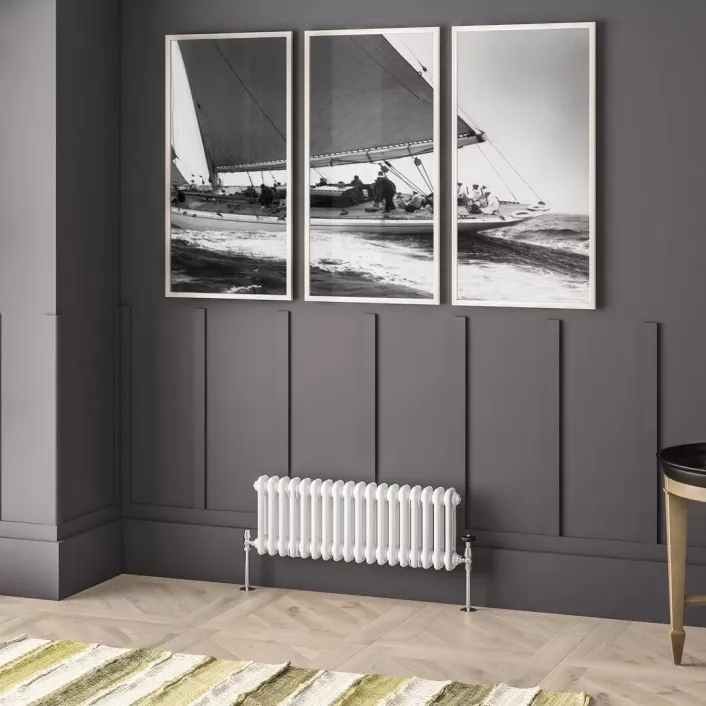 Eastbrook Imperia 2 Column Radiator 300 x 830mm Gloss White