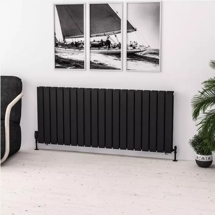 Eastbrook Warrington 600 x 1444 Radiator Type20 Matt Black