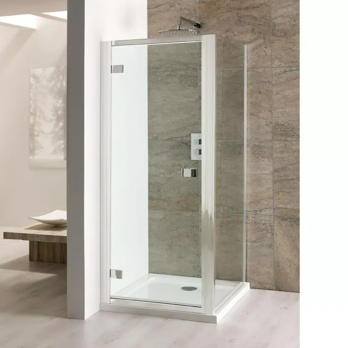 Eastbrook Volente 1850mm x 700mm Hinge Shower Door - Chrome