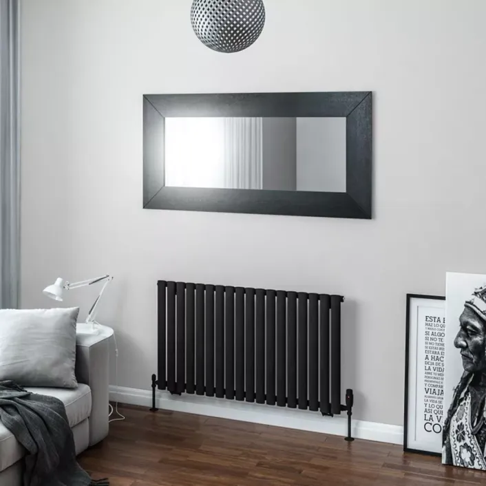 Eastbrook Tunstall 600 x 1061 Radiator Matt Black