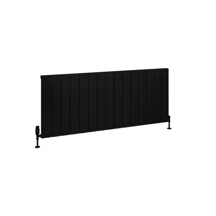 Eastbrook Charlton 600 x 1420 Aluminium Radiator Matt Black