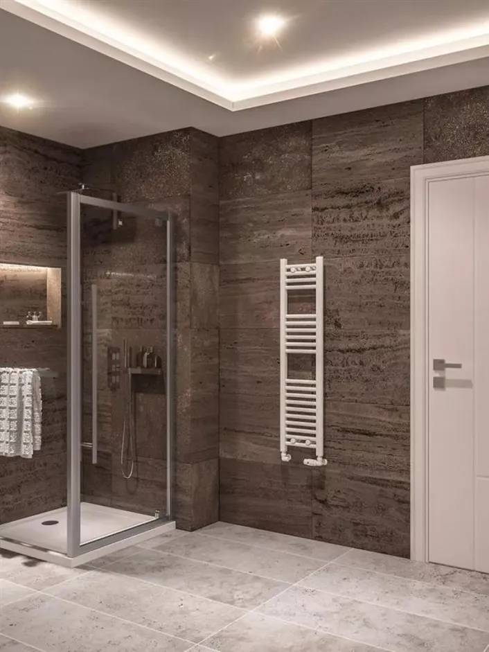 Eastbrook Wingrave 1200 x 300 Straight Multirail Gloss White