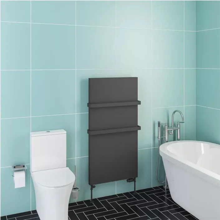 Eastbrook Wingrave 1200 x 610 Flat Panel Radiator Matt Anthracite