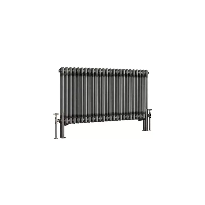 Eastbrook Imperia 2 Column Radiator 600 x 1145mm Bare Metal