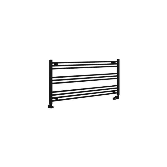 Eastbrook Wingrave 600 x 1200 Straight Multirail Matt Black