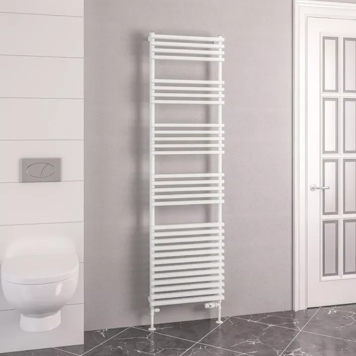 Eastbrook Rowsham 1800 x 500mm Towel Rail Matt White