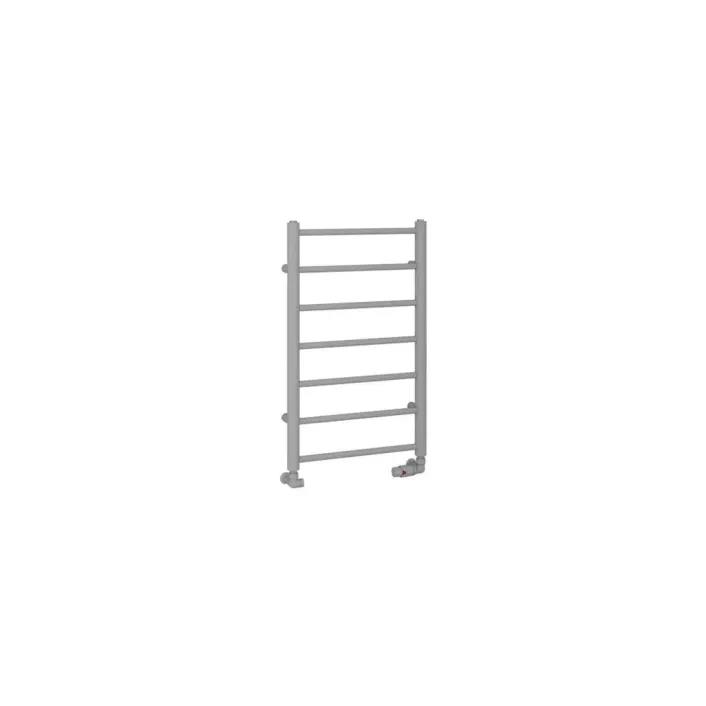 Eastbrook Tuscan Round 800 x 500 Towel Rail Matt Grey