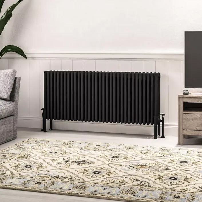 Eastbrook Imperia 6 Column Radiator 600 x 1460mm Matt Black