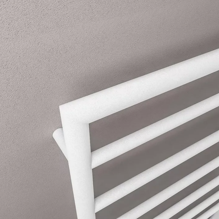 Eastbrook Kenilworth 1200 x 600mm. Towel Rail Matt White