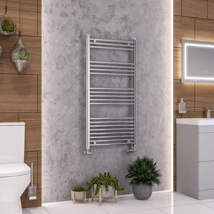Eastbrook Wendover Straight Multirail 1200 x 600 Chrome