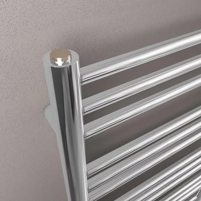 Eastbrook Corinium Round 1800 x 500 Towel Rail Chrome