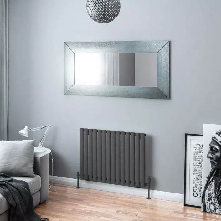 Eastbrook Tunstall 600 x 825 Radiator Matt Anthracite