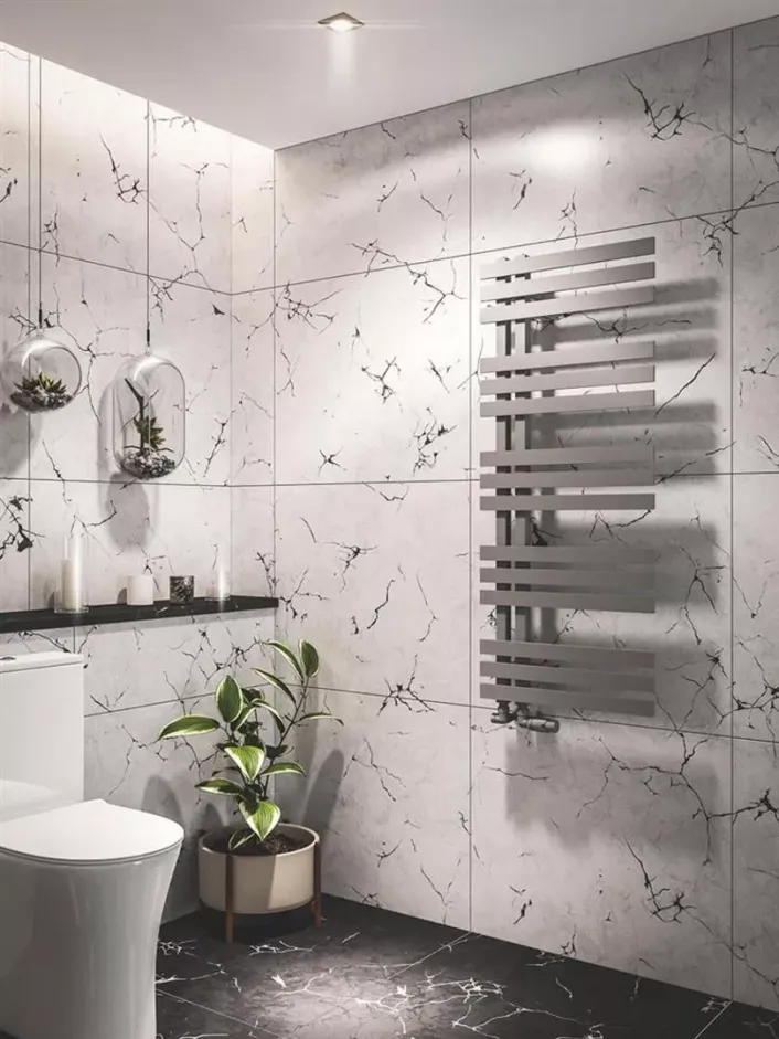 Eastbrook Hurley 1200 x 500 Towel Rail Matt Grey