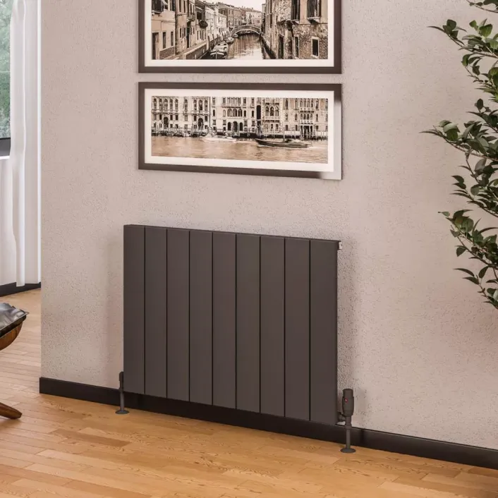 Eastbrook Rosano 600 x 850 Aluminium Radiator Matt Anthracite