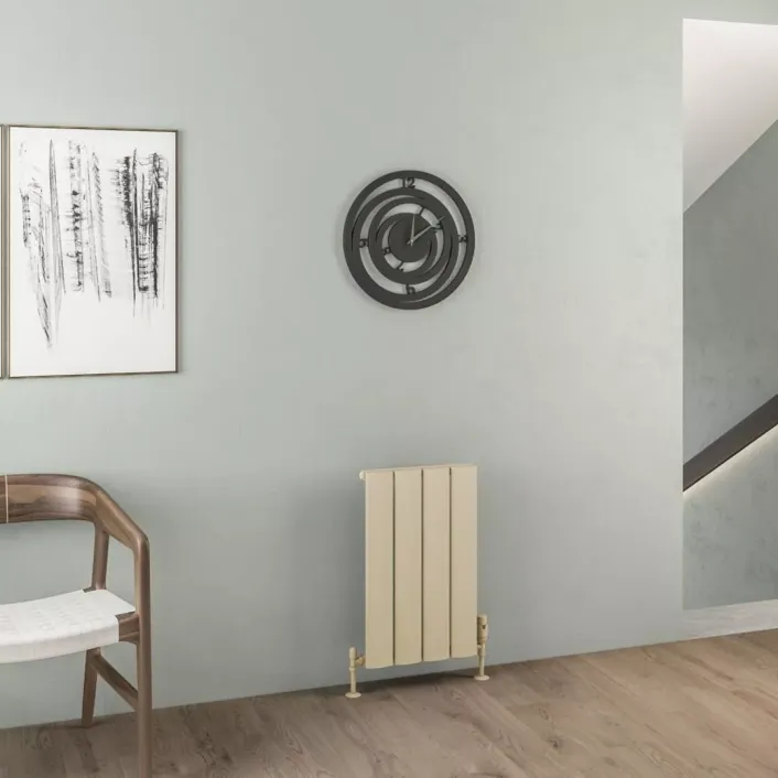 Eastbrook Malmesbury 600 x 375 Aluminium Radiator Matt Cappuccino