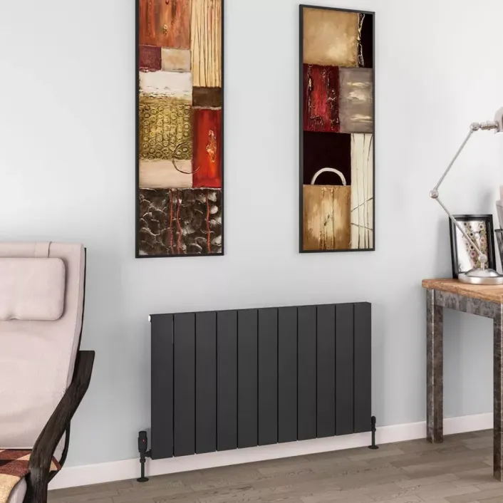 Eastbrook Charlton 600 x 1040 Aluminium Radiator Matt Anthracite