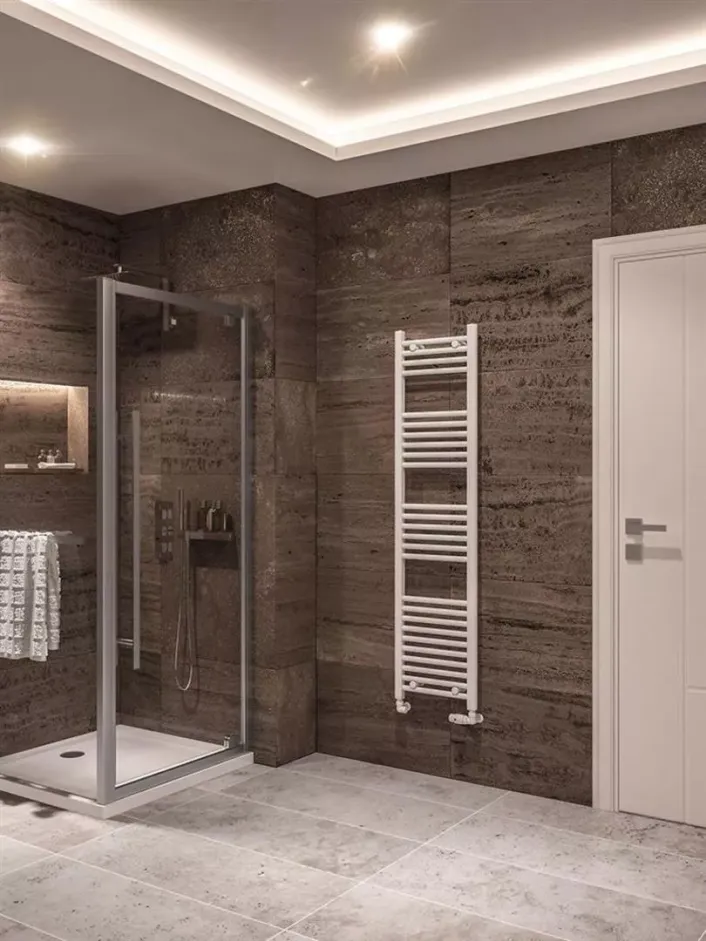 Eastbrook Wingrave 1600 x 400 Straight Multirail Gloss White