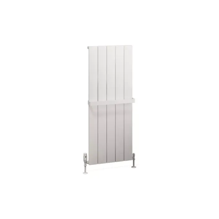 Eastbrook Charlton 1200 x 470 Aluminium Radiator Matt White