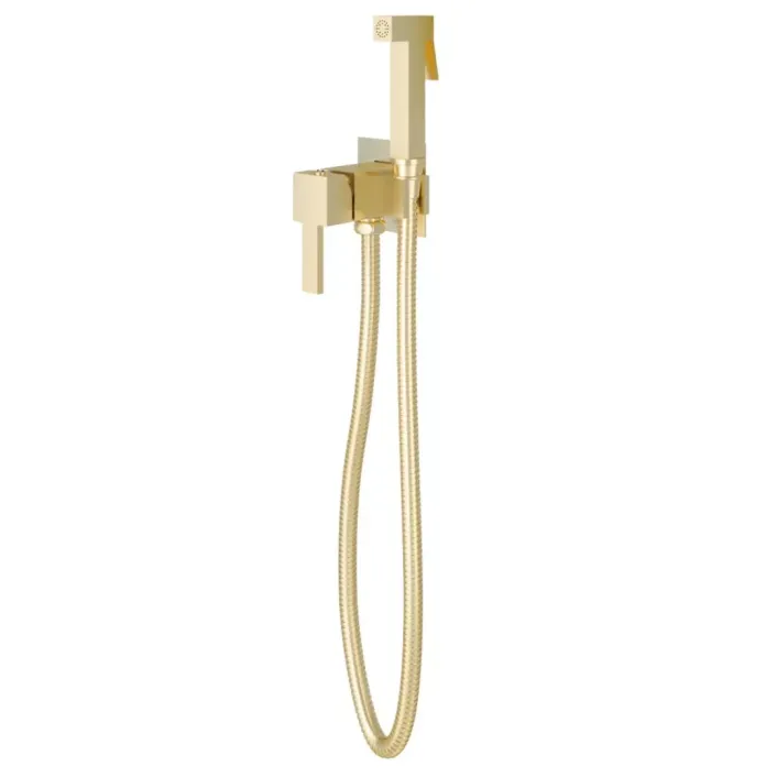 Eastbrook Square Douche Pack - Brushed Brass