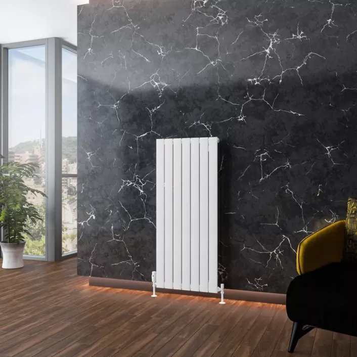 Eastbrook Addington Aluminium 1200 x 514 Radiator Type10 Gloss White