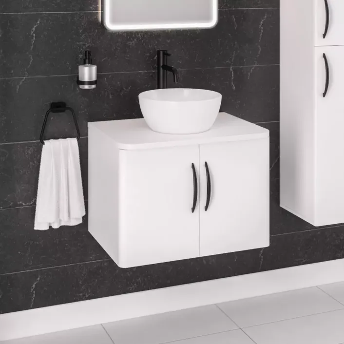 Eastbrook Vale 320x320mm Sit on Basin - White