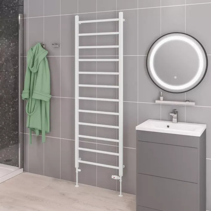 Eastbrook Tuscan Multirail 1750 x 600 Gloss White