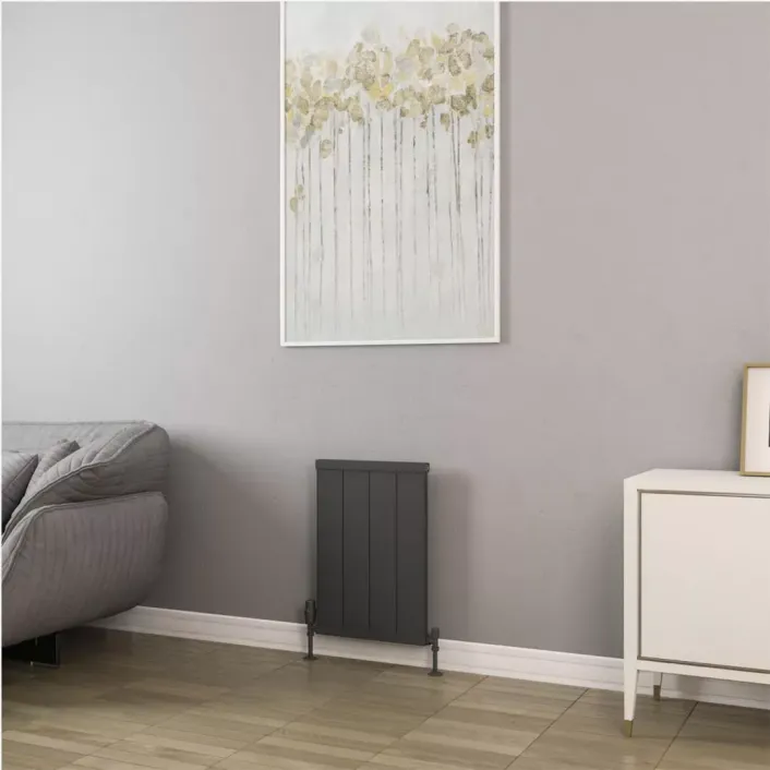 Eastbrook Kingswood Slimline 600 x 410 Aluminium Radiator Matt Anthracite