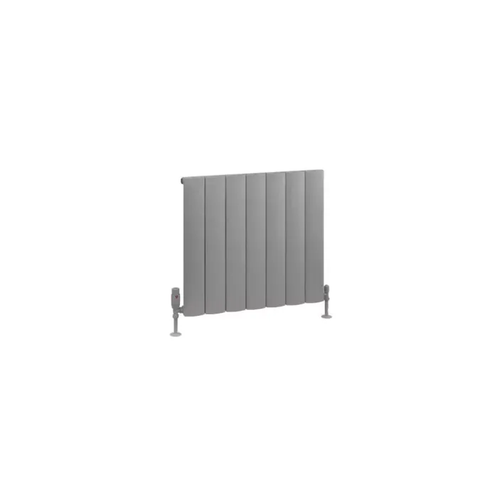 Eastbrook Tordino 600 x 660 Aluminium Radiator Matt Grey