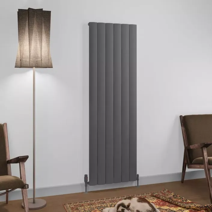 Eastbrook Tordino 1800 x 565 Aluminium Radiator Matt Anthracite