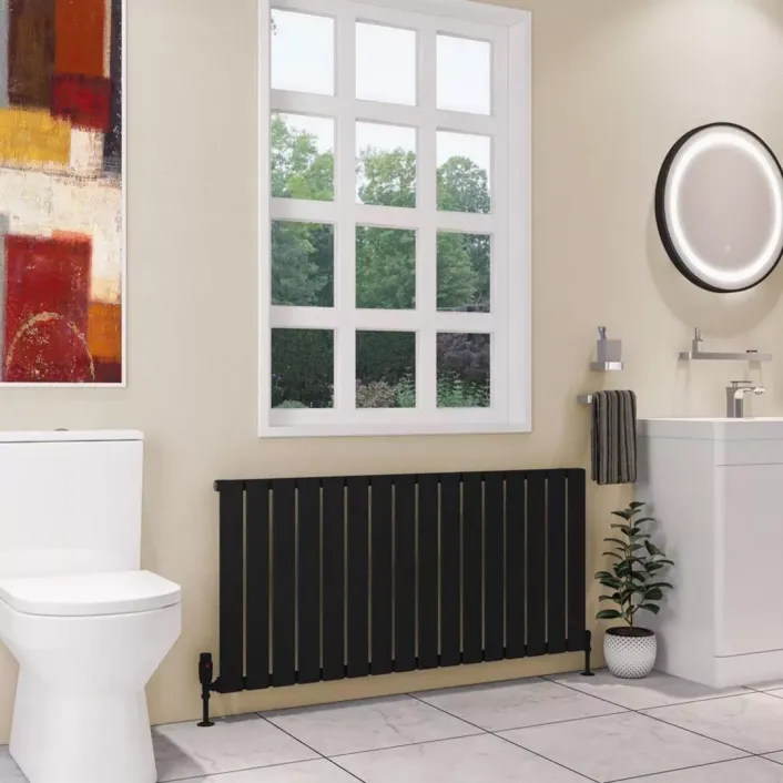 Eastbrook Deddington 600 x 1270 Radiator Matt Black