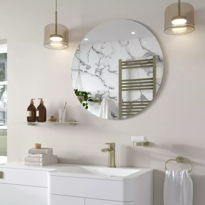 Eastbrook Verzino 800x800mm Round Plain Mirror