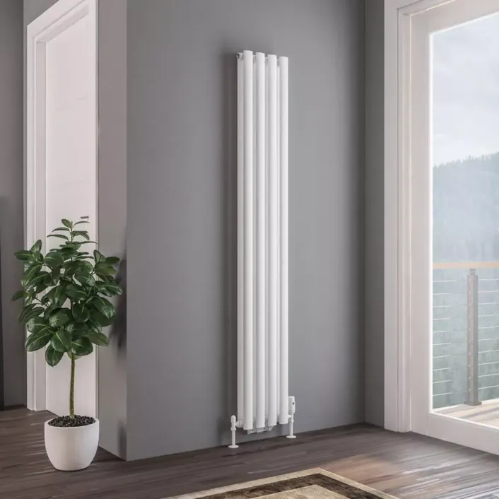 Eastbrook Tunstall Double 1800 x 280 Radiator Matt White